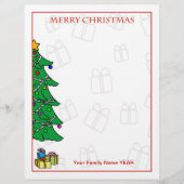 Speciaal kerstboombriefhoofd (Voorkant)