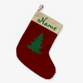 Speciaal kerstboomkerstboombezit kleine kerstsok (Voorkant (Hangend))