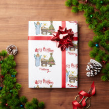 Speciaal kerstboomwerkpapier