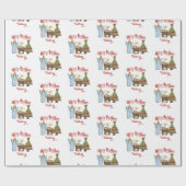 Speciaal kerstboomwerkpapier cadeaupapier (Vlak)