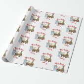 Speciaal kerstboomwerkpapier cadeaupapier (Uitgerold)