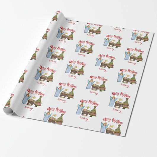 Speciaal kerstboomwerkpapier cadeaupapier (Uitgerold)