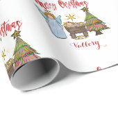 Speciaal kerstboomwerkpapier cadeaupapier (Rol Hoek)