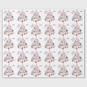 Speciaal kerstboomwerkpapier met Retro-persoonlijk Cadeaupapier (Vlak)