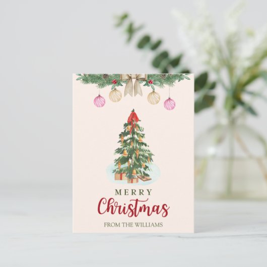 Speciaal kerstBriefkaart Feestdagenkaart (Staand voorkant)