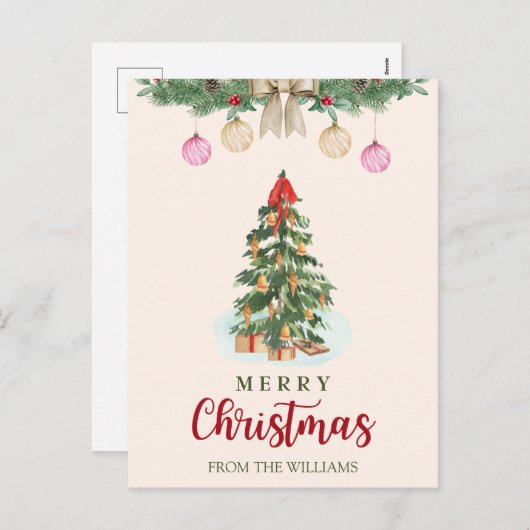 Speciaal kerstBriefkaart Feestdagenkaart (Voorkant / Achterkant)