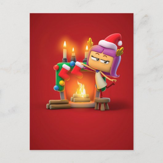 Speciaal kerstBriefkaart voor virgo Briefkaart (Voorkant)