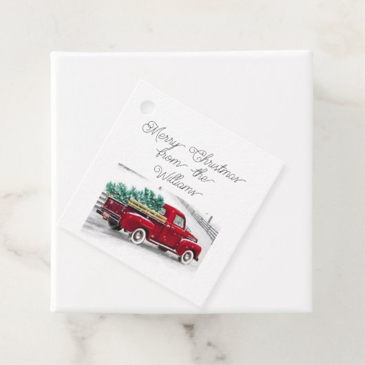 Speciaal kerstcadeau-label bedankjes labels (In situ)