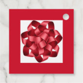 Speciaal kerstcadeau-label bedankjes labels (Achterkant)