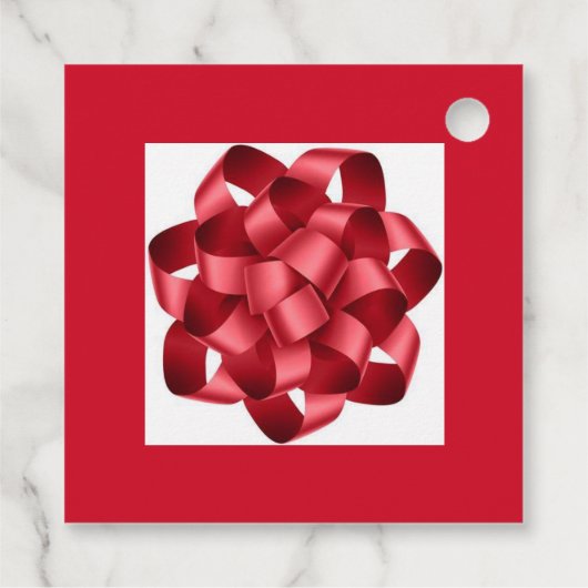 Speciaal kerstcadeau-label bedankjes labels (Achterkant)