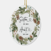 Speciaal kerstcadeau voor oude keramische orna keramisch ornament (Rechts)