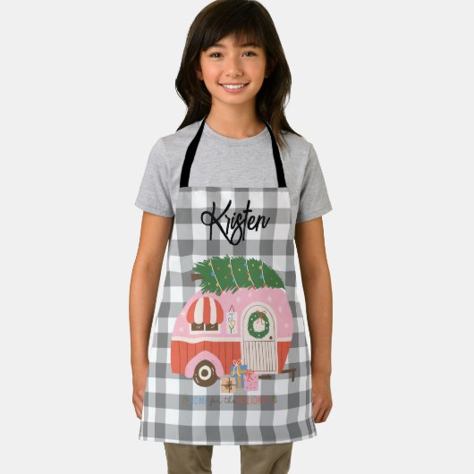 Speciaal kerstcadeaubon voor kinderen schort (Insitu)