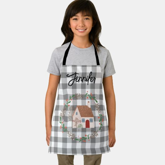 Speciaal kerstcadeaubon voor kinderen schort (Insitu)