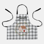 Speciaal kerstcadeaubon voor kinderen schort (Voorkant)