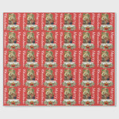 Speciaal kerstcadeaufotopapier voor kerstfeestdage cadeaupapier (Vlak)