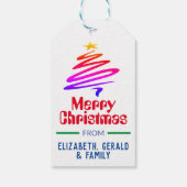 Speciaal kerstcadeauLabel Cadeaulabel (Achterkant)