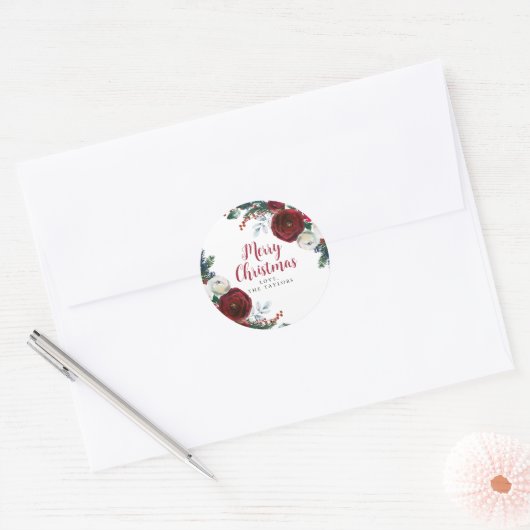 Speciaal kerstcadeaulabel feestdag sticker (Envelop)