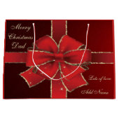 Speciaal kerstcadeauontwerp voor favoriete kerstca groot cadeauzakje (Voorkant)