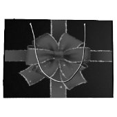 Speciaal kerstcadeauontwerp voor favoriete kerstva large cadeautasje (Achterkant)