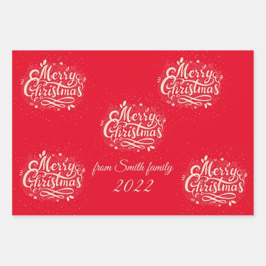 Speciaal kerstcadeaupapier inpakpapier vel (Voorkant 2)