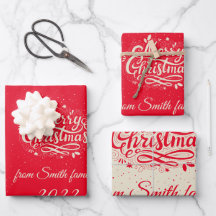 Speciaal kerstcadeaupapier