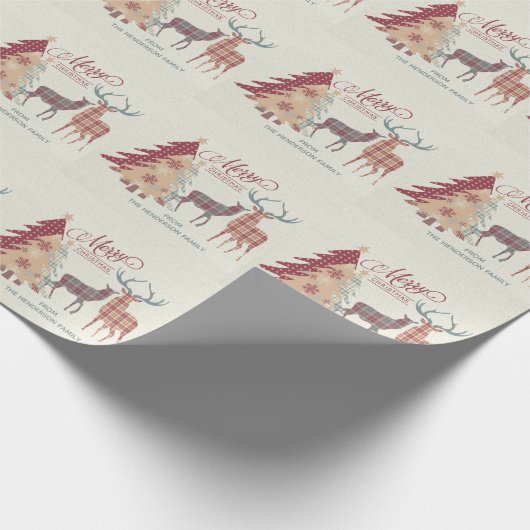 Speciaal kerstcadeaupapier voor fijne kerst cadeaupapier (Hoek)