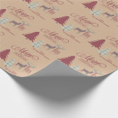 Speciaal kerstcadeaupapier voor fijne kerst cadeaupapier (Hoek)