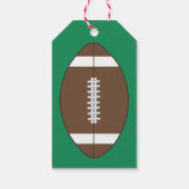 Speciaal kerstcadeautags voor Footballs Cadeaulabel (Achterkant)