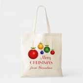 Speciaal kerstcadeautas tote bag (Voorkant)