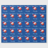 Speciaal kerstcadeautje met kerstcadeau  cadeaupapier (Vlak)