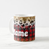 Speciaal kerstcadeautje Mok van Glitter Coffee (Voorkant links)