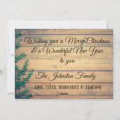 Speciaal kerstcadeautje Potpourri Kaart (Achterkant)