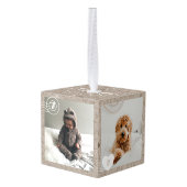 Speciaal kerstfeest 4 Foto's Verzendpakket Decoratie (Achter hoekig)