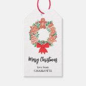 Speciaal kerstfeest cadeaulabel (Voorkant)