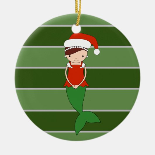 Speciaal kerstfeest keramisch ornament (Voorkant)