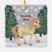 Speciaal kerstfeest met kreeften voor kreeften keramisch ornament (Voorkant)