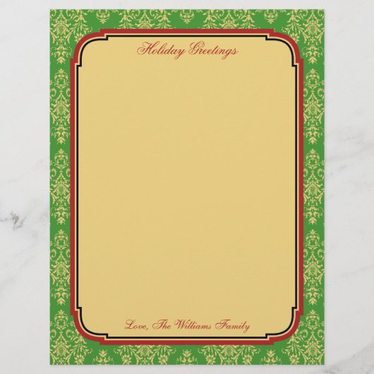 Speciaal kerstfeestdag Briefpapier papier (Voorkant)