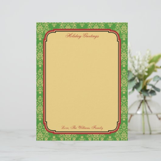 Speciaal kerstfeestdag Briefpapier papier (Staand voorkant)