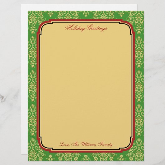 Speciaal kerstfeestdag Briefpapier papier (Voorkant / Achterkant)