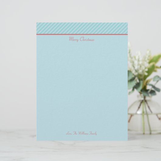 Speciaal kerstfeestdag Briefpapier papier (Staand voorkant)