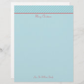 Speciaal kerstfeestdag Briefpapier papier (Voorkant / Achterkant)