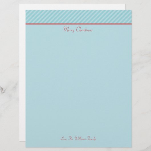 Speciaal kerstfeestdag Briefpapier papier (Voorkant / Achterkant)