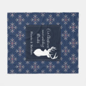 Speciaal kerstfeestdag in het patroon fleece deken (Voorkant (Horizontaal))