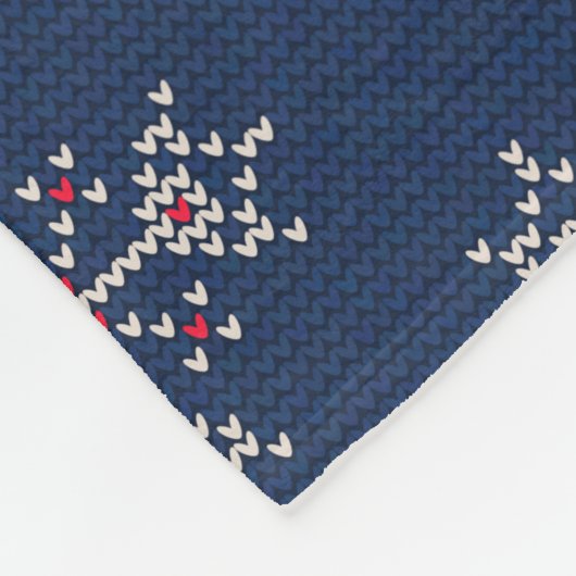 Speciaal kerstfeestdag in het patroon fleece deken (Hoek)