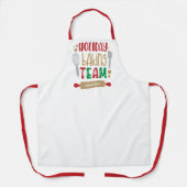 Speciaal kerstfeestdag met draagplatform schort (Voorkant)