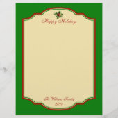 Speciaal kerstfeestdag met Vintage Briefpapier (Voorkant)