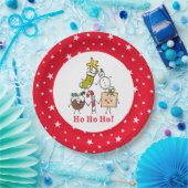 Speciaal kerstfeestelijk Bord met kerstcadeautjes (Feest)