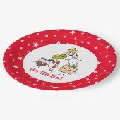 Speciaal kerstfeestelijk Bord met kerstcadeautjes (Gekanteld)