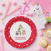 Speciaal kerstfeestelijk Bord met kerstcadeautjes (Feest)