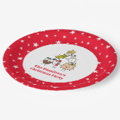 Speciaal kerstfeestelijk Bord met kerstcadeautjes (Gekanteld)